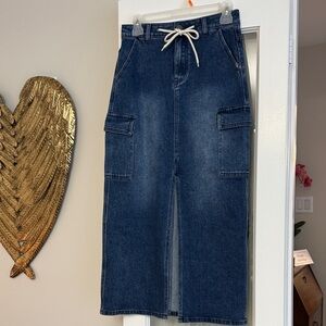 Pink Martini Blue Denim Skirt